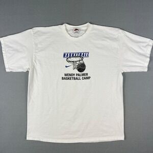 VTG Nike Wendy Palmer Basketball Camp T‎ Shirt Mens XL 1990s White Tag USA